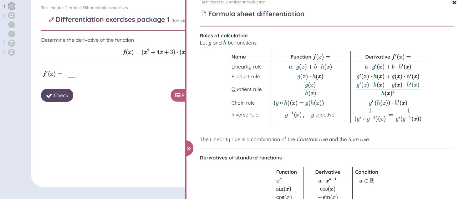 Formula sheets – Sowiso Knowledge base